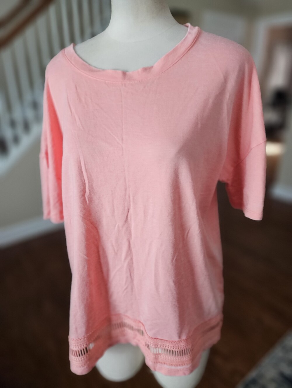 Silverwear Pink Coral Top Large